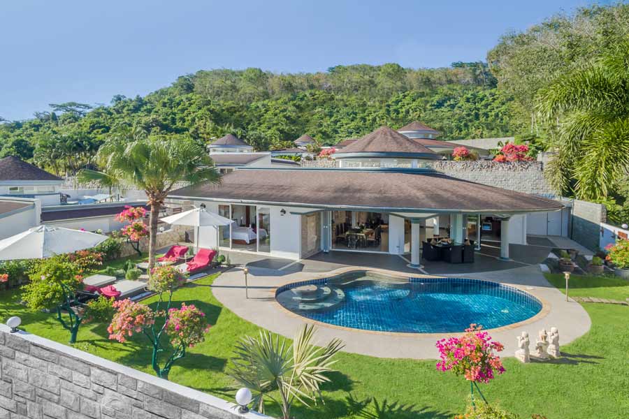 Aerial View Phuket Pool Villa Jasmine | Bismarcks Paradise Phuket