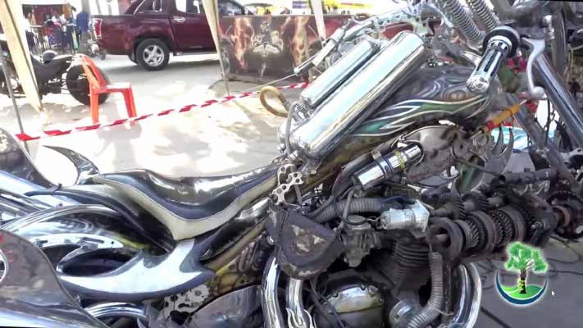 View of a motorbike at the Bike Week Patong Phuket