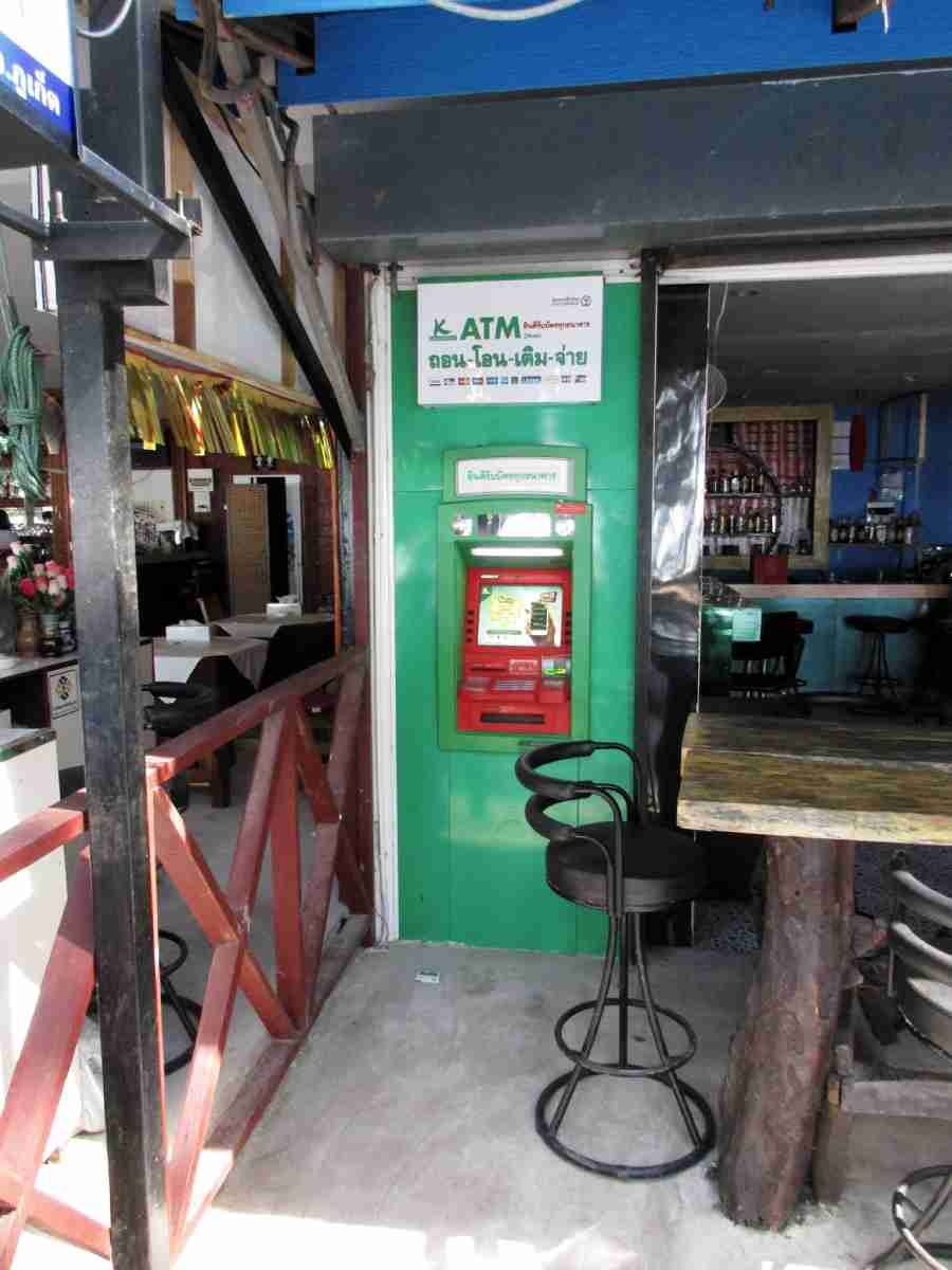 Kasikorn Bank nr 1, ATM, Nai Yang, Phuket, Thailand