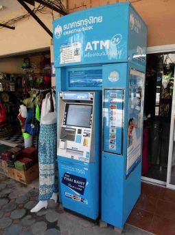 Krung Thai Bank, ATM, Nai Yang, Phuket, Thailand