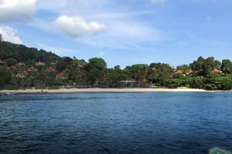 Trisara Beach Phuket in front of the Trisara Resort