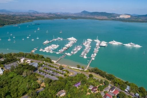 Phuket Yacht Haven in Ban Ko En